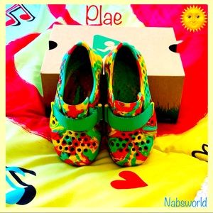 🦋 BRAND NEW IN BOX: PLAE “MIMO” CUSTOMIZABLE IRIE SHOES🌞
